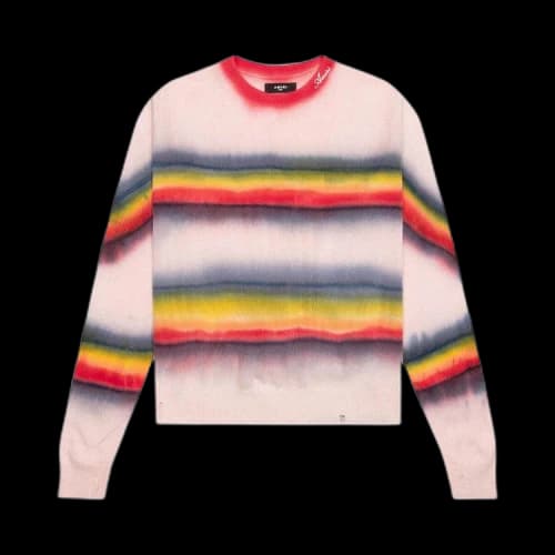 Amiri Rainbow Tie Dye Crew 'Multicolor'