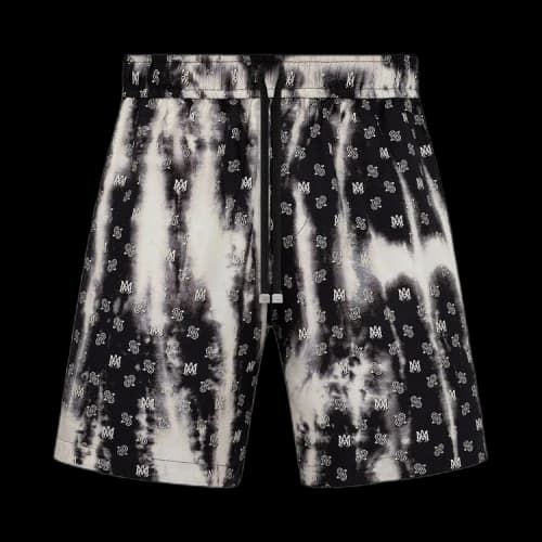 Amiri Bleached MA Paisley Silk Short 'Black'