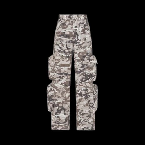 Amiri Camo Baggy Cargo Pants 'Green Camo'