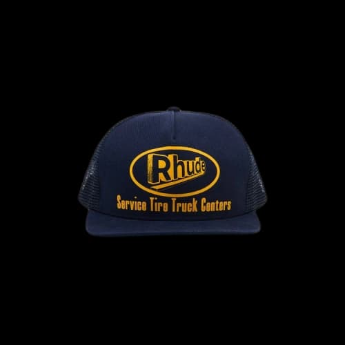 Rhude Service Trucker Hat 'Navy'
