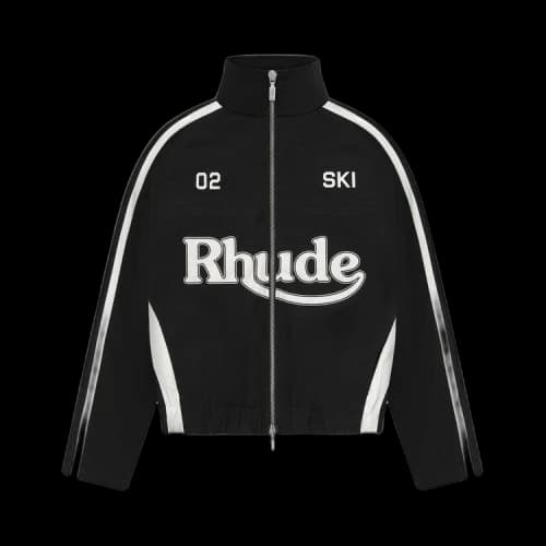 Rhude Ski Track Jacket 'Black/White'