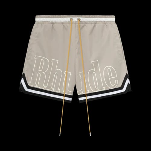 Rhude Basketball Logo Swim Short 'Black'