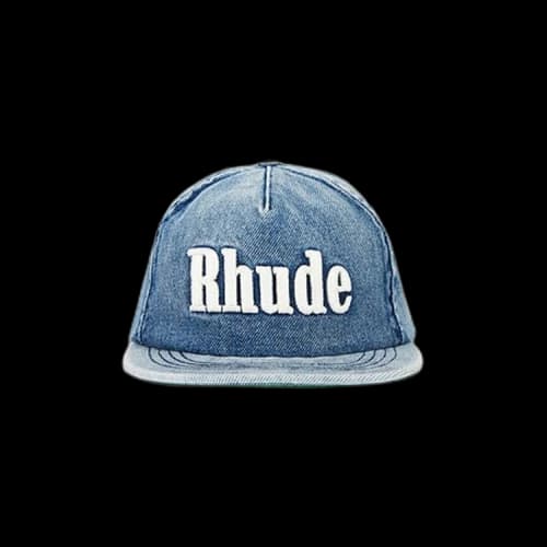 Rhude Logo Denim Hat 'Oxford Indigo'