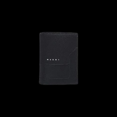 Marni Saffiano Leather Bifold Wallet 'Black'