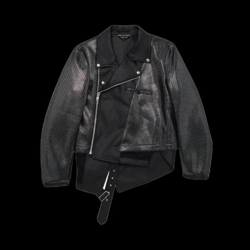 Comme des Garçons Homme Plus Leather Jacket 'Black'