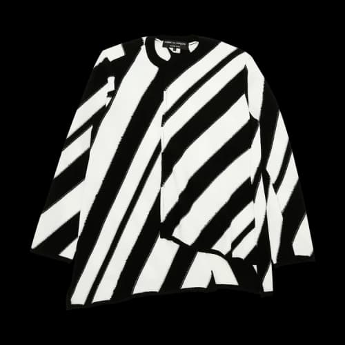 Comme des Garçons Homme Plus Patchwork Sweater 'Black/White'