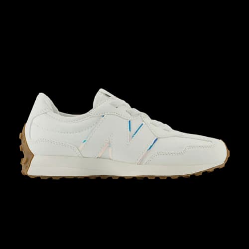 New Balance 327 Little Kid Wide 'Sea Salt Iridescent Gum'