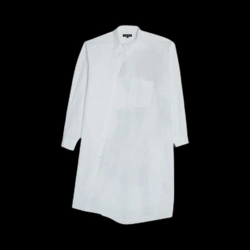 Comme des Garçons Homme Plus Print Long Shirt 'White'