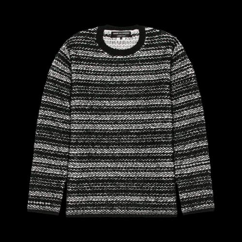 Comme des Garçons Homme Plus Striped Sweater 'Black/White'