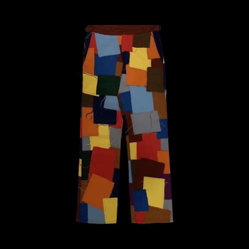 Vintage Comme des Garçons Homme Plus Patchwork Pants 'Multicolor'