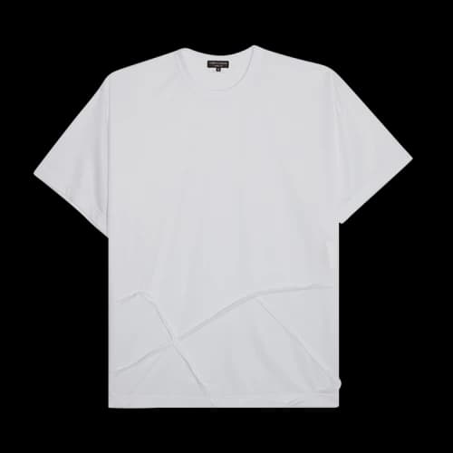 Comme des Garçons Homme Plus Edged Panel Stitch Jersey T-Shirt 'White'