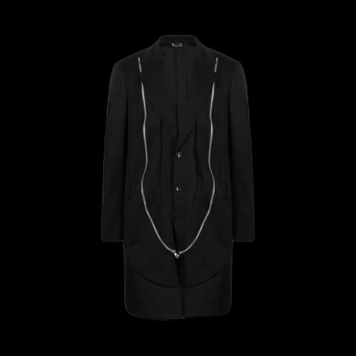 Comme des Garçons Homme Plus Zipper Detail Long Jacket 'Black'