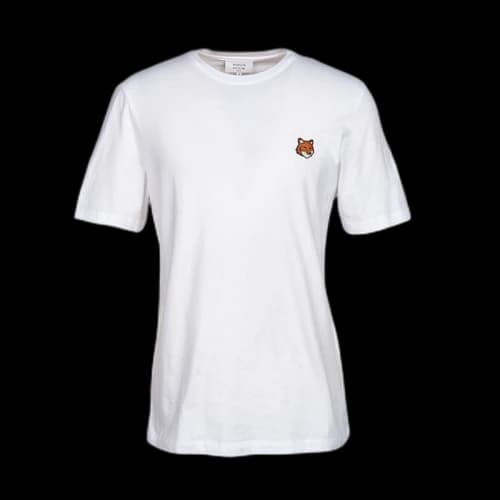 Maison Kitsune Fox Head Short Sleeve T-shirt White