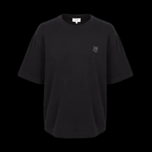Maison Kitsune Fox Head Short Sleeve T-shirt Black