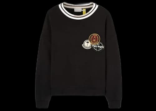 Moncler x Palm Angels Tri-Patch Sweatshirt Black/White
