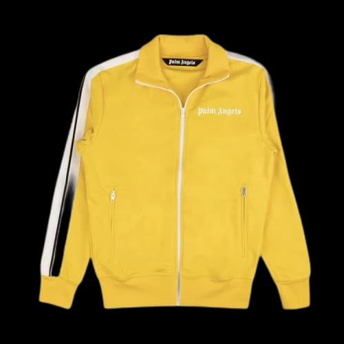Palm Angels Classic Track Jacket 'Yellow/White'