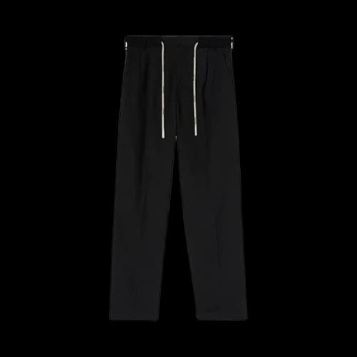 Palm Angels Track Belt Pants 'Black/Off White'