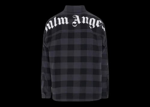Palm Angels Curved Logo Shirt Black/Grey