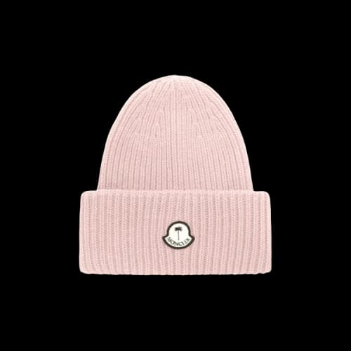 Moncler x Palm Angels Tricot Beanie Hat 'Pink'