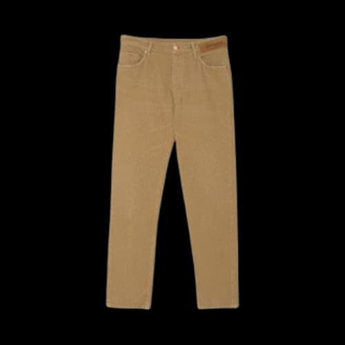 Palm Angels Corduroy Logo Regular 5 Pocket Pant 'Beige'