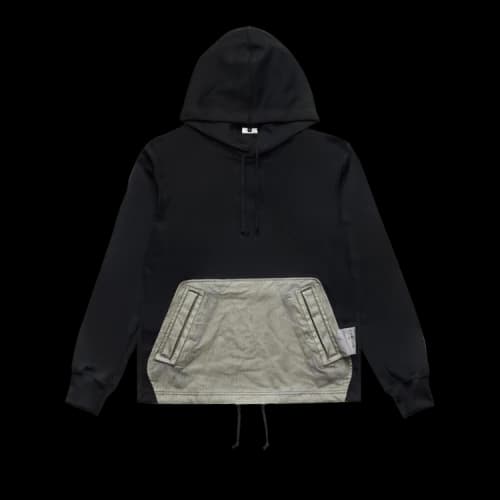 Comme des Garçons Homme Plus Tulle Hoodie 'Black'