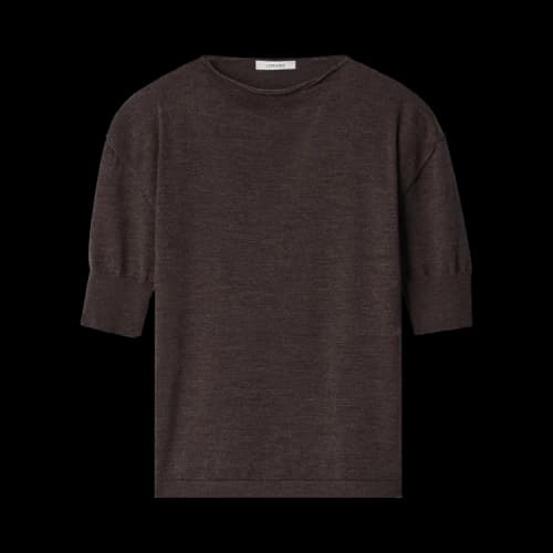 Lemaire Short-Sleeve Sweater 'Ecorce'