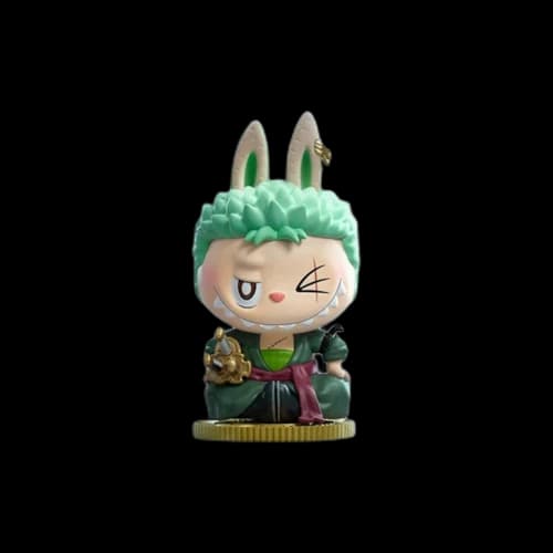 Pop Mart Labubu The Monsters x One Piece Series Roronoa Zoro Figure