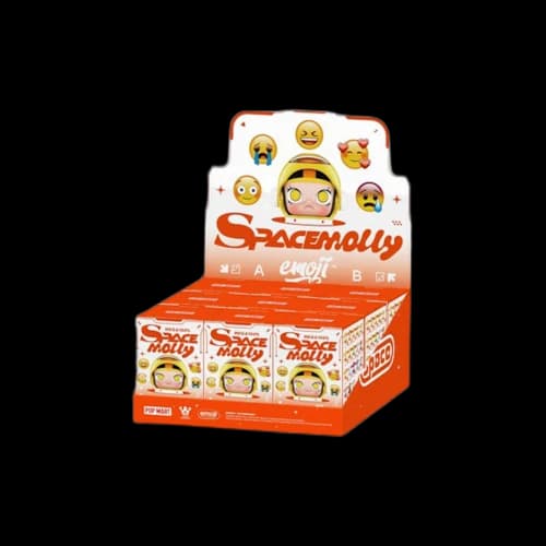 Pop Mart Mega Space Molly x emoji Series 100% Sealed Case (9 Blind Box)