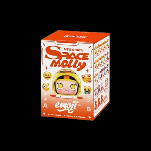 Pop Mart Mega Space Molly x emoji Series 100% Single Blind Box
