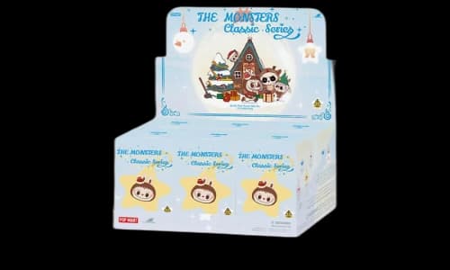 Pop Mart Labubu The Monsters Classic Series Sparkly Plush Pendant Sealed Case (6 Blind Box)