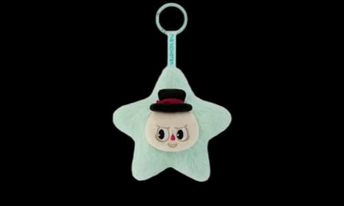 Pop Mart Labubu The Monsters Classic Series Sparkly Spooky Plush Pendant