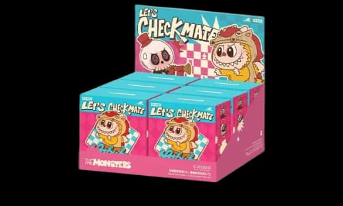Pop Mart Labubu The Monsters Let's Checkmate Series Fridge Magnet Sealed Case (6 Blind Box)