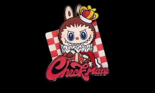 Pop Mart Labubu The Monsters Let's Checkmate Series King Fridge Magnet