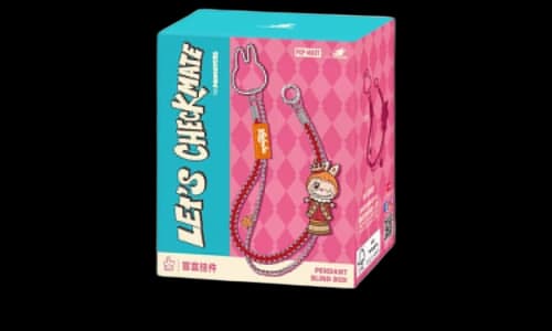 Pop Mart Labubu The Monsters Let's Checkmate Series Pendant Single Blind Box