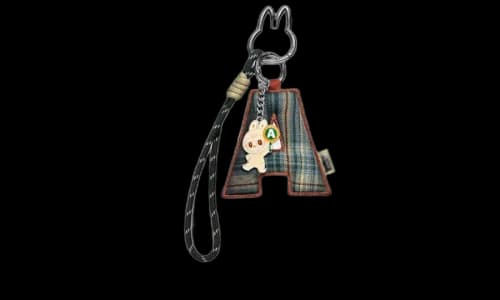 Pop Mart Labubu The Monsters Pin for Love Series "A" Letter Pendant