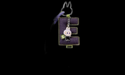 Pop Mart Labubu The Monsters Pin for Love Series "E" Letter Pendant
