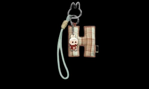 Pop Mart Labubu The Monsters Pin for Love Series "H" Letter Pendant