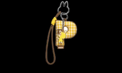 Pop Mart Labubu The Monsters Pin for Love Series "P" Letter Pendant