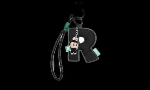 Pop Mart Labubu The Monsters Pin for Love Series "R" Letter Pendant