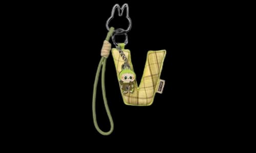 Pop Mart Labubu The Monsters Pin for Love Series "V" Letter Pendant