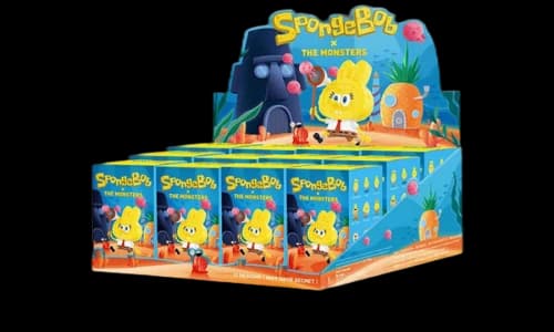Pop Mart Labubu The Monsters Spongebob Series Sealed Case (12 Blind Box)