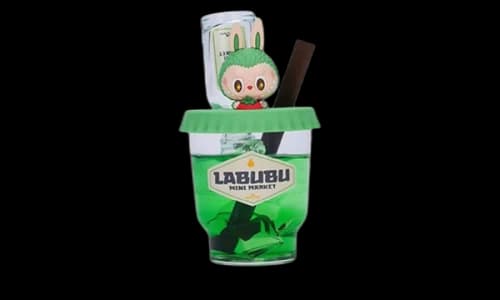Pop Mart Labubu The Monsters Wacky Mart Series Sparkling Apple Drink Fragrance