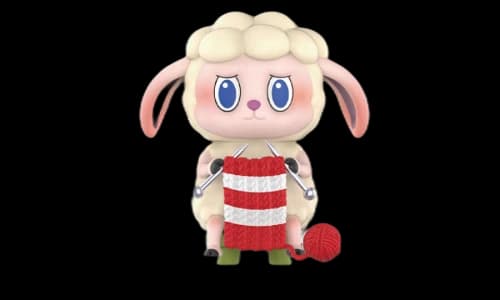 Pop Mart The Monsters Labubu Animal Series Sheep Figure