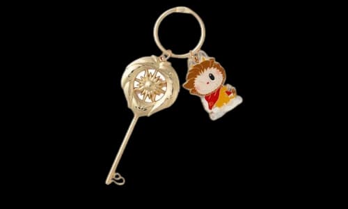 Pop Mart The Monsters Labubu Constellation Series Leo Key Pendant