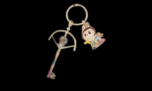 Pop Mart The Monsters Labubu Constellation Series Sagittarius Key Pendant