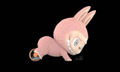 Pop Mart THE MONSTERS Labubu Lazy Yoga Series Ab Roller Figure