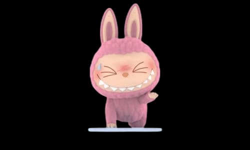Pop Mart THE MONSTERS Labubu Lazy Yoga Series Sweating Figure