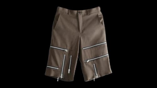 AMIRI Zipper Shorts 1 Top Brown
