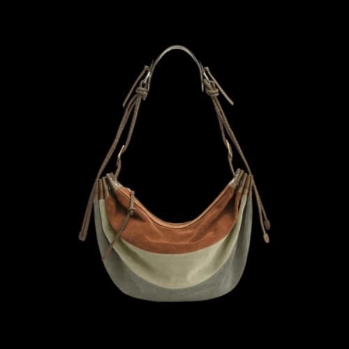 Isabel Marant Maia Large Bag 'Multicolor/Khaki'