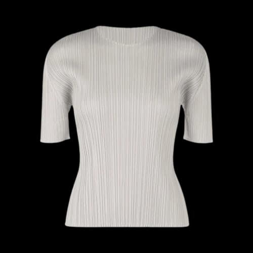 Pleats Please Issey Miyake Monthly Colors April Shirt 'Cool Grey'